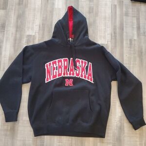 University of Nebraska Corn Huskers Vintage Y2K OVB Hoodie College Mens Size L